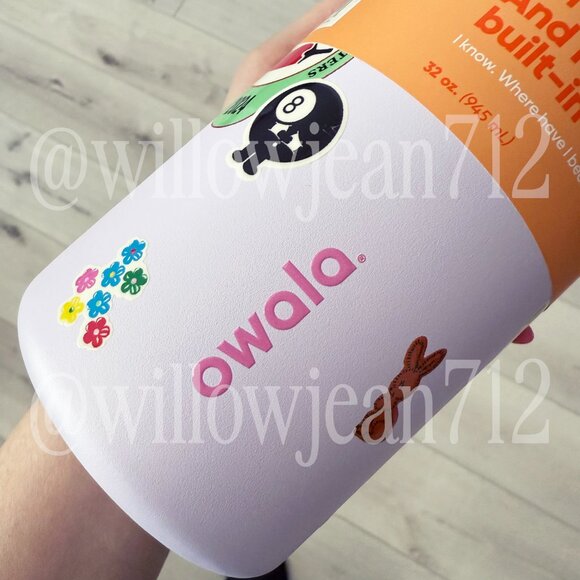 "Dear Diary" Stickers Owala - 32 oz Freesip - Limited Edition UO Color - Picture 8 of 8